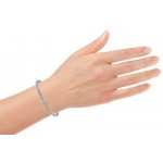 White Sapphire Tennis Fashion Bracelet White Sapphire Tennis Fashion Bracelet