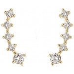 FREE Pearl Earrings With 14K Gold Plated Sterling Silver Post Crawler Earring Cuff Climber Earrings FREE Pearl Earrings With 14K Gold Plated Sterling Silver Post Crawler Earring Cuff Climber Earrings