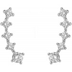 FREE Pearl Earrings With 14K Gold Plated Sterling Silver Post Crawler Earring Cuff Climber Earrings FREE Pearl Earrings With 14K Gold Plated Sterling Silver Post Crawler Earring Cuff Climber Earrings