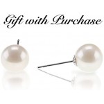 FREE Pearl Earrings With 14K Gold Plated Sterling Silver Post Crawler Earring Cuff Climber Earrings FREE Pearl Earrings With 14K Gold Plated Sterling Silver Post Crawler Earring Cuff Climber Earrings