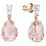 SWAROVSKI Women's Vintage Tear Drop Necklace & Earrings 2 Piece Set Crystal Jewelry Collection
