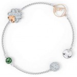 Swarovski Women's Symbols Evil Eye, Flower, Feather, Moon, Heart, Lucky Charm, Faith, Dragonfly Crystal Bracelet Collection