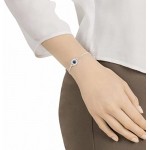 Swarovski Women's Symbols Evil Eye, Flower, Feather, Moon, Heart, Lucky Charm, Faith, Dragonfly Crystal Bracelet Collection