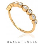 Half Eternity Band Ring, 1/4 CT Round Shaped 2 MM HI-SI Diamond Ring, Stackable Gold Jewelry, Fine Jewelery Collection, Proposal Ring for Her, 10K Gold Half Eternity Band Ring, 1/4 CT Round Shaped 2 MM HI-SI Diamond Ring, Stackable Gold Jewelry, Fine Jewelery Collection, Proposal Ring for Her, 10K Gold