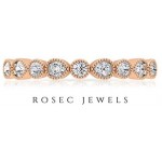 Half Eternity Band Ring, 1/4 CT Round Shaped 2 MM HI-SI Diamond Ring, Stackable Gold Jewelry, Fine Jewelery Collection, Proposal Ring for Her, 10K Gold Half Eternity Band Ring, 1/4 CT Round Shaped 2 MM HI-SI Diamond Ring, Stackable Gold Jewelry, Fine Jewelery Collection, Proposal Ring for Her, 10K Gold