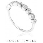 Half Eternity Band Ring, 1/4 CT Round Shaped 2 MM HI-SI Diamond Ring, Stackable Gold Jewelry, Fine Jewelery Collection, Proposal Ring for Her, 10K Gold Half Eternity Band Ring, 1/4 CT Round Shaped 2 MM HI-SI Diamond Ring, Stackable Gold Jewelry, Fine Jewelery Collection, Proposal Ring for Her, 10K Gold