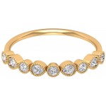 Half Eternity Band Ring, 1/4 CT Round Shaped 2 MM HI-SI Diamond Ring, Stackable Gold Jewelry, Fine Jewelery Collection, Proposal Ring for Her, 10K Gold Half Eternity Band Ring, 1/4 CT Round Shaped 2 MM HI-SI Diamond Ring, Stackable Gold Jewelry, Fine Jewelery Collection, Proposal Ring for Her, 10K Gold