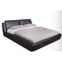 Muse Flagship Store Bed Master Bedroom High-End and Stylish Genuine Leather Bed Bedroom King Size 1.8m Twin Bed Furniture Bed Frame