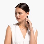 Swarovski Women's Infinity Heart Bangle Bracelet & Necklace Rose-Gold Tone Finish Crystal Jewelry Collection Swarovski Women's Infinity Heart Bangle Bracelet & Necklace Rose-Gold Tone Finish Crystal Jewelry Collection